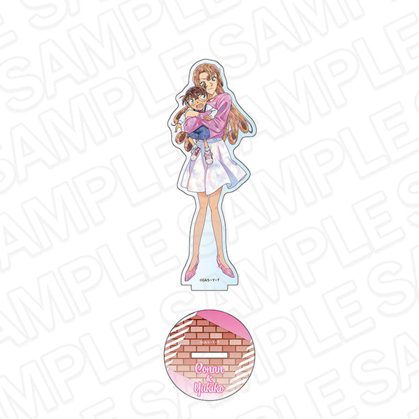 『名探偵コナン』アクリルフィギュア PALE TONE series 江戸川コナン&工藤有希子 コナンと一緒 ver.