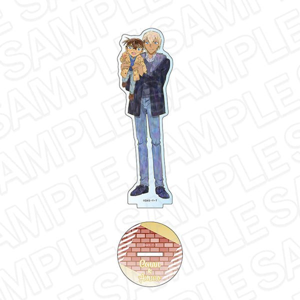 『名探偵コナン』アクリルフィギュア PALE TONE series 江戸川コナン&安室透 コナンと一緒 ver.