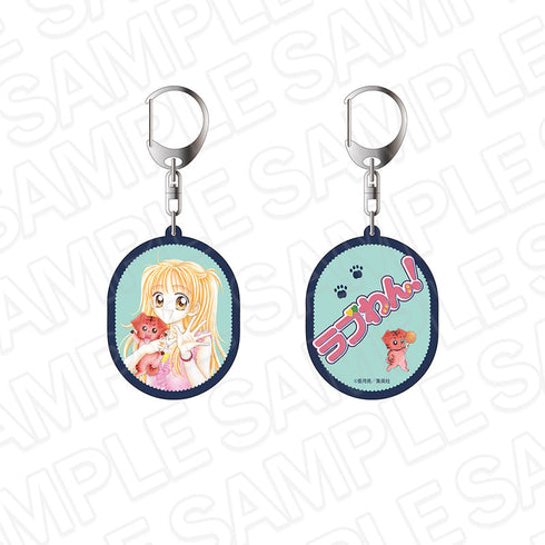 『りぼん70周年記念POP UP SHOP』キラキラ両面キーホルダー ラブわん!