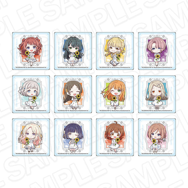 『学園アイドルマスター』アクリルブロック(ブラインド) sunflower ミニキャラ ver. セット