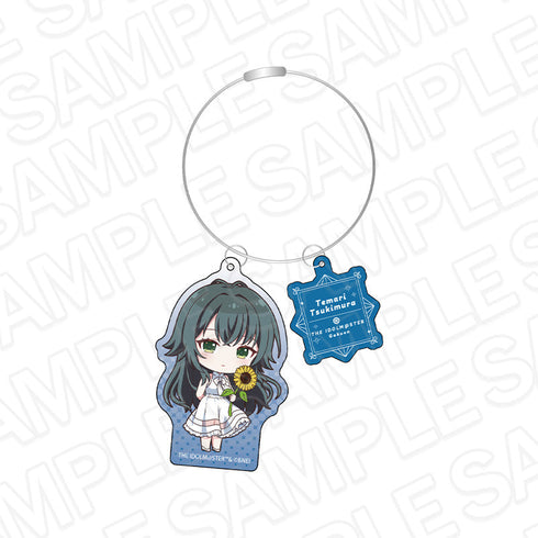 『学園アイドルマスター』ワイヤーキーホルダー 月村手毬 sunflower ミニキャラ ver.