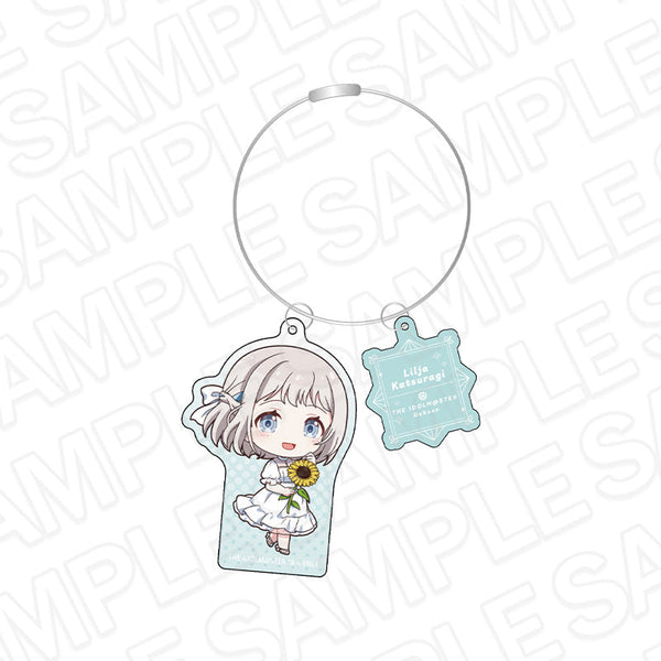『学園アイドルマスター』ワイヤーキーホルダー 葛城リーリヤ sunflower ミニキャラ ver.
