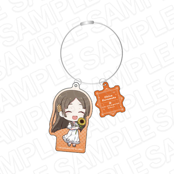 『学園アイドルマスター』ワイヤーキーホルダー 倉本千奈 sunflower ミニキャラ ver.