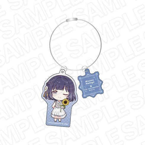『学園アイドルマスター』ワイヤーキーホルダー 秦谷美鈴 sunflower ミニキャラ ver.