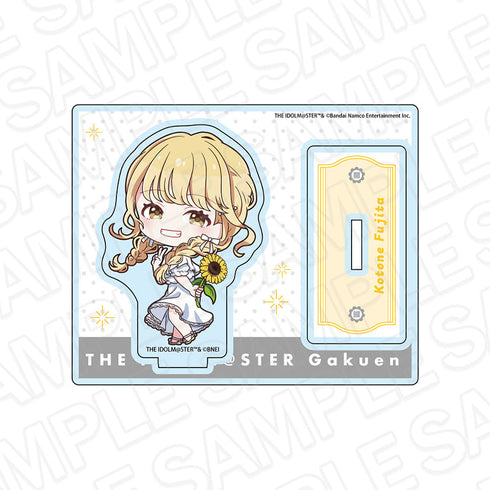 『学園アイドルマスター』アクリルスタンド 藤田ことね sunflower ミニキャラ ver.