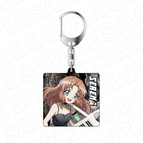 『戦姫絶唱シンフォギアXV』ホログラムアクリルキーホルダー セレナ・カデンツァヴナ・イヴ ヘヴィメタル ver.