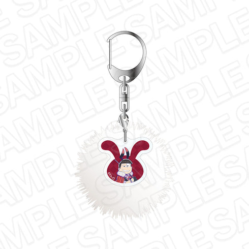 『おそ松さん』ファー付きホログラムキーホルダー おそ松 バニーボーイ ver.