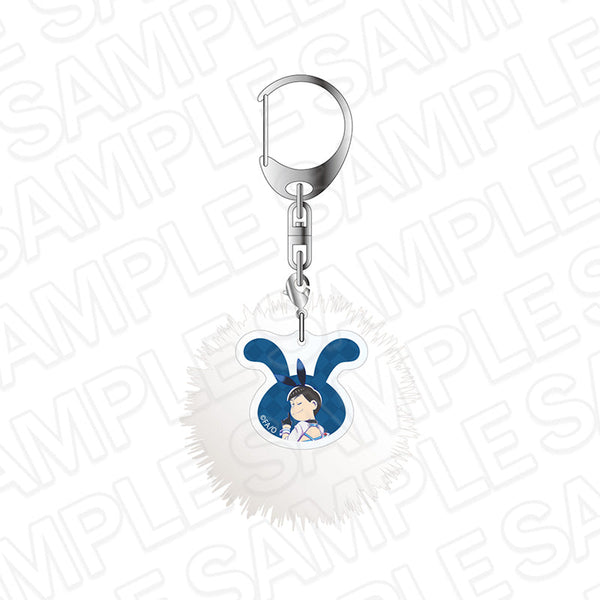 『おそ松さん』ファー付きホログラムキーホルダー カラ松 バニーボーイ ver.