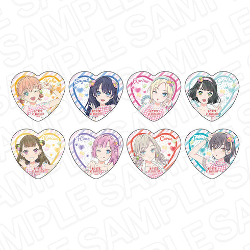『ラブライブ!蓮ノ空女学院スクールアイドルクラブ』ハート型カンバッジ Cafe party ver. セット