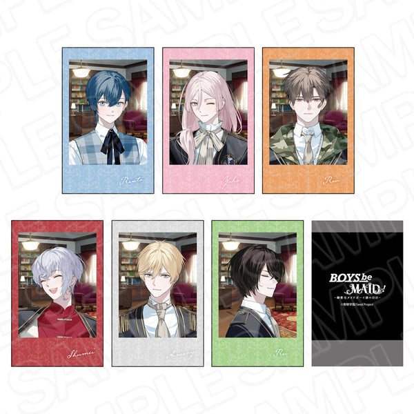 『BOYS be MAID!~御曹司メイドボーイ部の日日~』インスタントフォト風カード(ブラインド) 制服 ver. セット