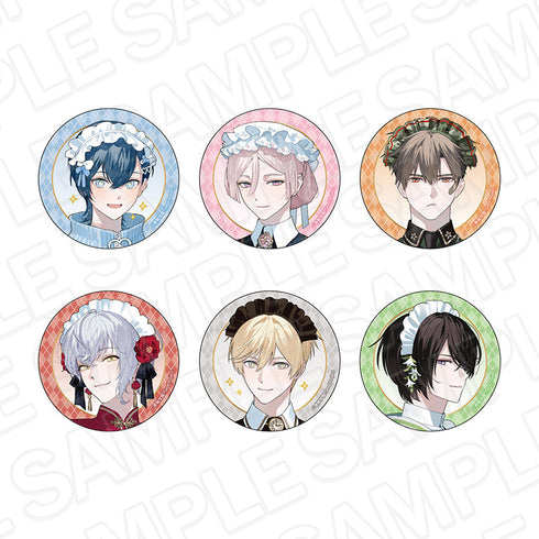 『BOYS be MAID!~御曹司メイドボーイ部の日日~』グリッターカンバッジ(ブラインド) メイド服 ver. セット