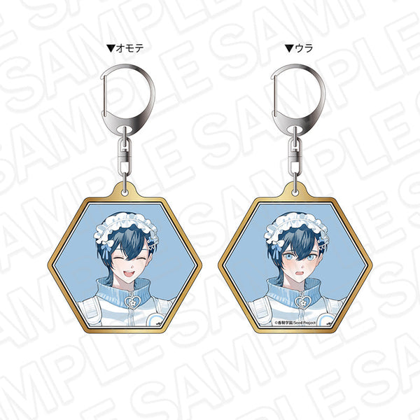 『BOYS be MAID!~御曹司メイドボーイ部の日日~』両面キーホルダー 高階 蘭士 メイド服 ver.