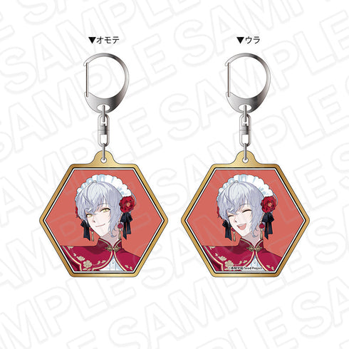 『BOYS be MAID!~御曹司メイドボーイ部の日日~』両面キーホルダー 菊 秋明 メイド服 ver.