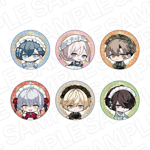 『BOYS be MAID!~御曹司メイドボーイ部の日日~』カンバッジ(ブラインド) メイド服 デフォルメ ver. セット