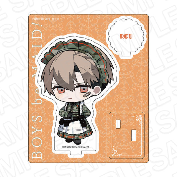 『BOYS be MAID!~御曹司メイドボーイ部の日日~』アクリルスタンド 雨鬼 籠 メイド服 デフォルメ ver.