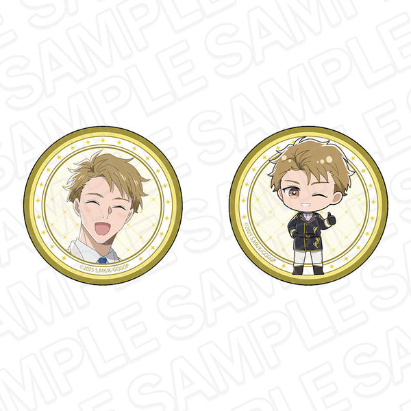 『ゴリラの神から加護された令嬢は王立騎士団で可愛がられる』カンバッジセット アイザック・シーアン