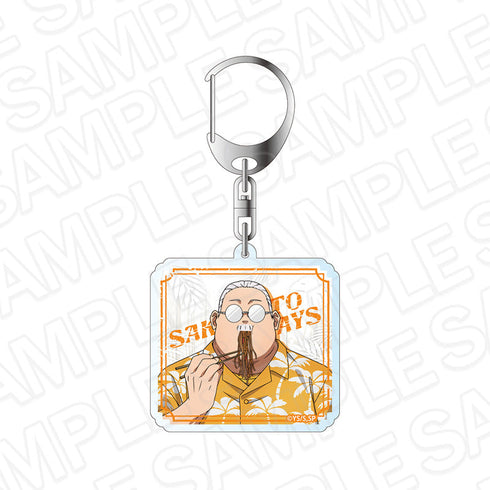 『SAKAMOTO DAYS』アクリルキーホルダー 坂本太郎 Summer Cafe ver.