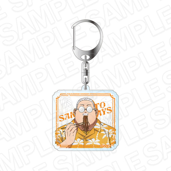 『SAKAMOTO DAYS』アクリルキーホルダー 坂本太郎 Summer Cafe ver.