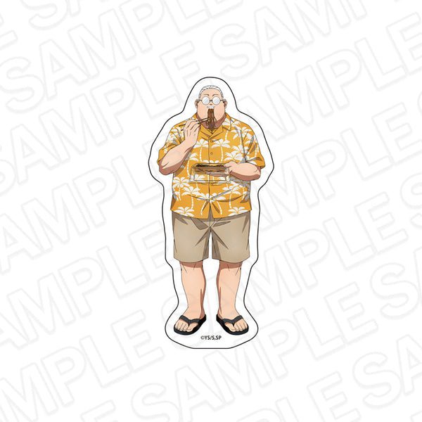 『SAKAMOTO DAYS』ダイカットステッカー 坂本太郎 Summer Cafe ver.