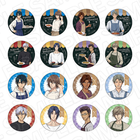 『新テニスの王子様』カンバッジ(ブラインド) 手料理 ver. セット