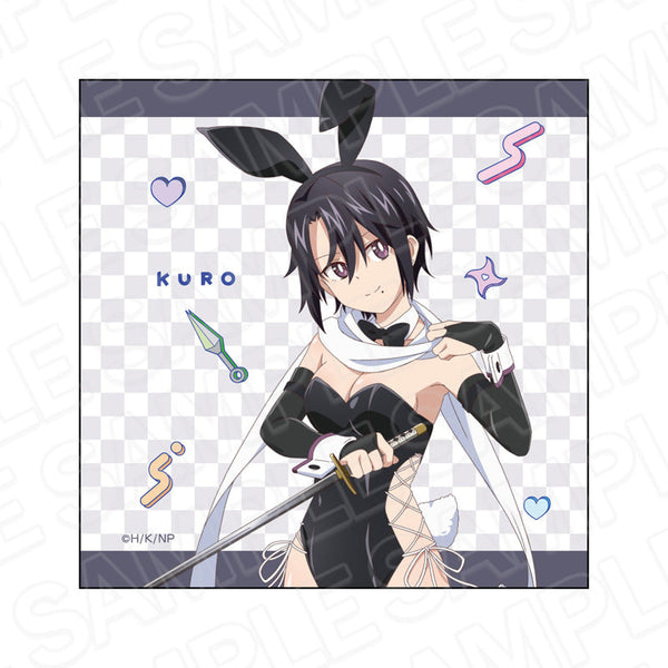 『忍者と殺し屋のふたりぐらし』マイクロファイバー 黒 バニンジャ ver.