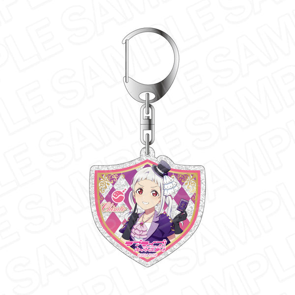 『ラブライブ!スーパースター!!』ラメアクリルキーホルダー 嵐 千砂都 シーフ ver.