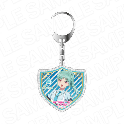 『ラブライブ!スーパースター!!』ラメアクリルキーホルダー 鬼塚冬毬 ポリス ver.