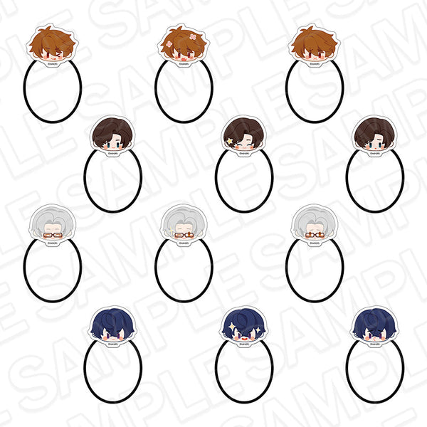 『未定事件簿』アクリルヘアゴム(ブラインド) 4周年イベント ver. セット