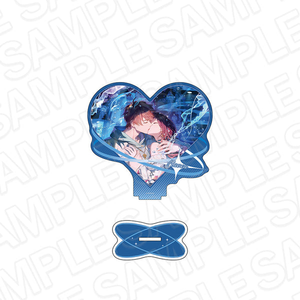 『未定事件簿』ハート型アクリルスタンド 水無瀬夏彦 4周年イベント ver.