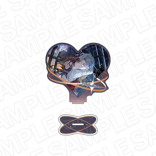 『未定事件簿』ハート型アクリルスタンド 森月黎 4周年イベント ver.