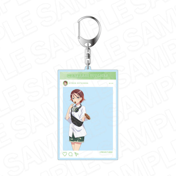 『オリジナル前橋ウィッチーズ』SNS風アクリルキーホルダー 北原 キョウカ 夏私服 ver.