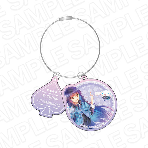 『しゅごキャラ!×サンリオキャラクターズ』ワイヤーキーホルダー PALE TONE series 藤咲なぎひこ×シナモロール
