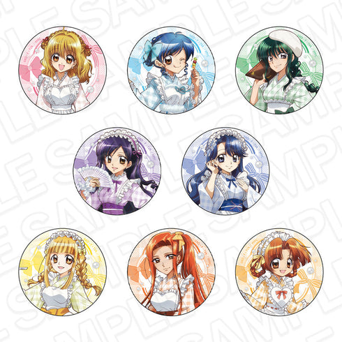 『マーメイドメロディー ぴちぴちピッチ』ホログラムカンバッジ(ブラインド) 和装メイド ver. セット