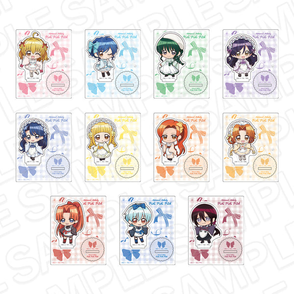 『マーメイドメロディー ぴちぴちピッチ』アクリルスタンド(ブラインド) 和装メイド デフォルメ ver. セット