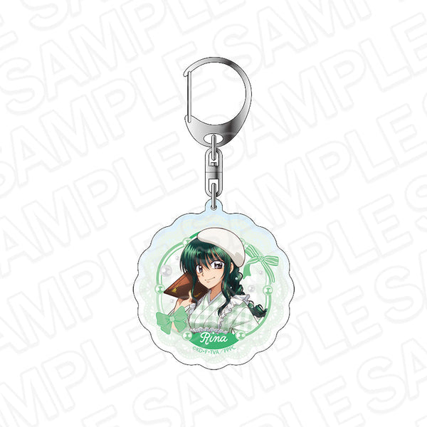 『マーメイドメロディー ぴちぴちピッチ』ホログラムキーホルダー 洞院 リナ 和装メイド ver.
