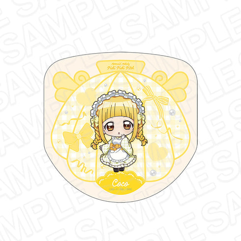 『マーメイドメロディー ぴちぴちピッチ』ダイカットミニタオル ココ 和装メイド デフォルメ ver.