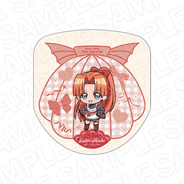 『マーメイドメロディー ぴちぴちピッチ』ダイカットミニタオル シェシェ 和装メイド デフォルメ ver.