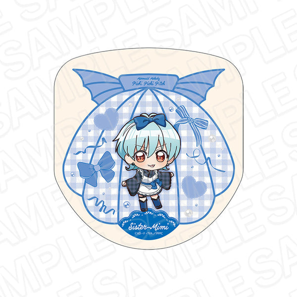 『マーメイドメロディー ぴちぴちピッチ』ダイカットミニタオル ミミ 和装メイド デフォルメ ver.