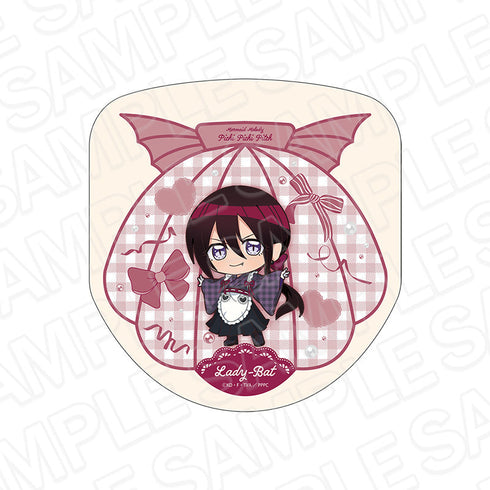 『マーメイドメロディー ぴちぴちピッチ』ダイカットミニタオル レディ・バット 和装メイド デフォルメ ver.