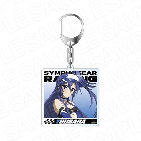 『戦姫絶唱シンフォギアXV』ホログラムアクリルキーホルダー 風鳴 翼 SYMPHOGEAR RACING ver.
