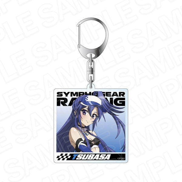 『戦姫絶唱シンフォギアXV』ホログラムアクリルキーホルダー 風鳴 翼 SYMPHOGEAR RACING ver.