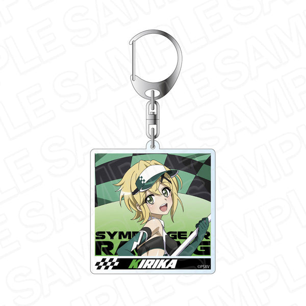 『戦姫絶唱シンフォギアXV』ホログラムアクリルキーホルダー 暁 切歌 SYMPHOGEAR RACING ver.