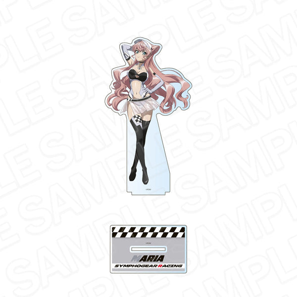 『戦姫絶唱シンフォギアXV』ホログラムデカアクリルスタンド マリア・カデンツァヴナ・イヴ SYMPHOGEAR RACING ver.
