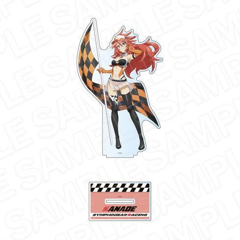 『戦姫絶唱シンフォギアXV』ホログラムデカアクリルスタンド 天羽 奏 SYMPHOGEAR RACING ver.