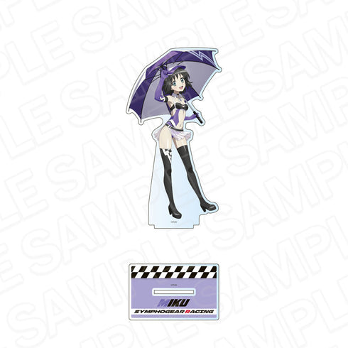 『戦姫絶唱シンフォギアXV』ホログラムデカアクリルスタンド 小日向 未来 SYMPHOGEAR RACING ver.