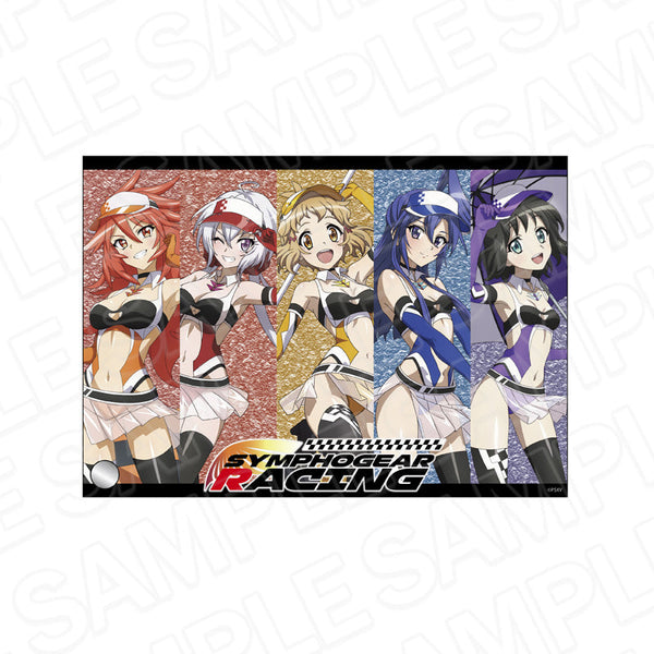 『戦姫絶唱シンフォギアXV』ミニアクリルアート 響&翼&クリス&奏&未来 SYMPHOGEAR RACING ver.