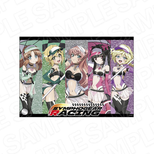 『戦姫絶唱シンフォギアXV』ミニアクリルアート マリア&調&切歌&セレナ&キャロル SYMPHOGEAR RACING ver.