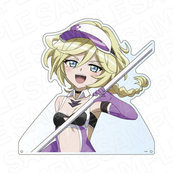 『戦姫絶唱シンフォギアXV』特大ダイカットアクリルボード キャロル・マールス・ディーンハイム SYMPHOGEAR RACING ver.