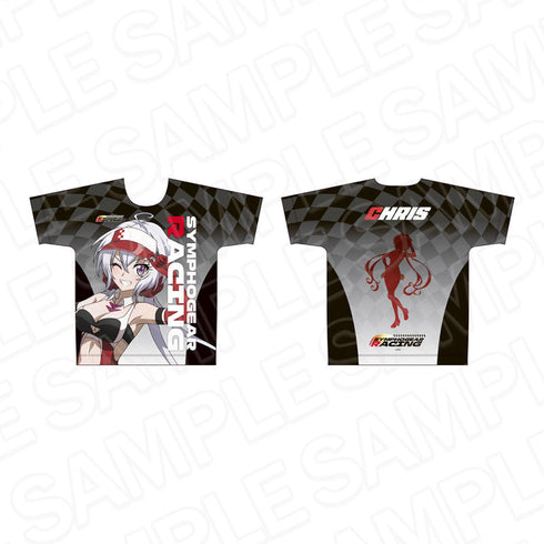 『戦姫絶唱シンフォギアXV』フルグラフィックTシャツ 雪音 クリス SYMPHOGEAR RACING ver.