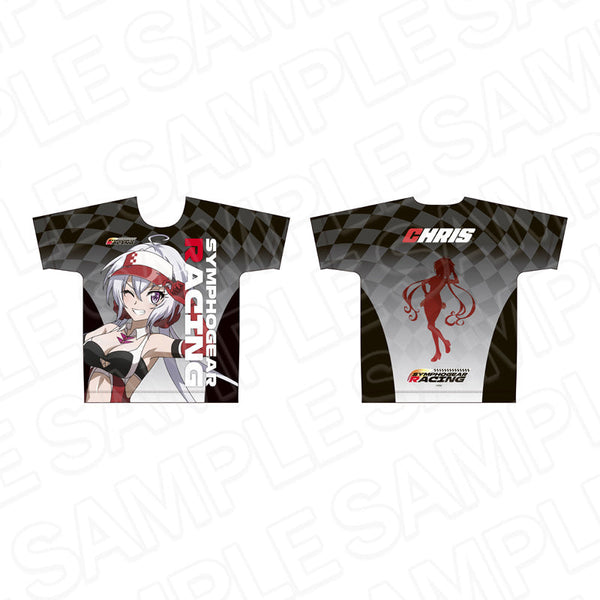 『戦姫絶唱シンフォギアXV』フルグラフィックTシャツ 雪音 クリス SYMPHOGEAR RACING ver.